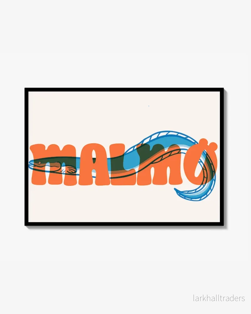 Malmö Ål Print Malmö Ål Print