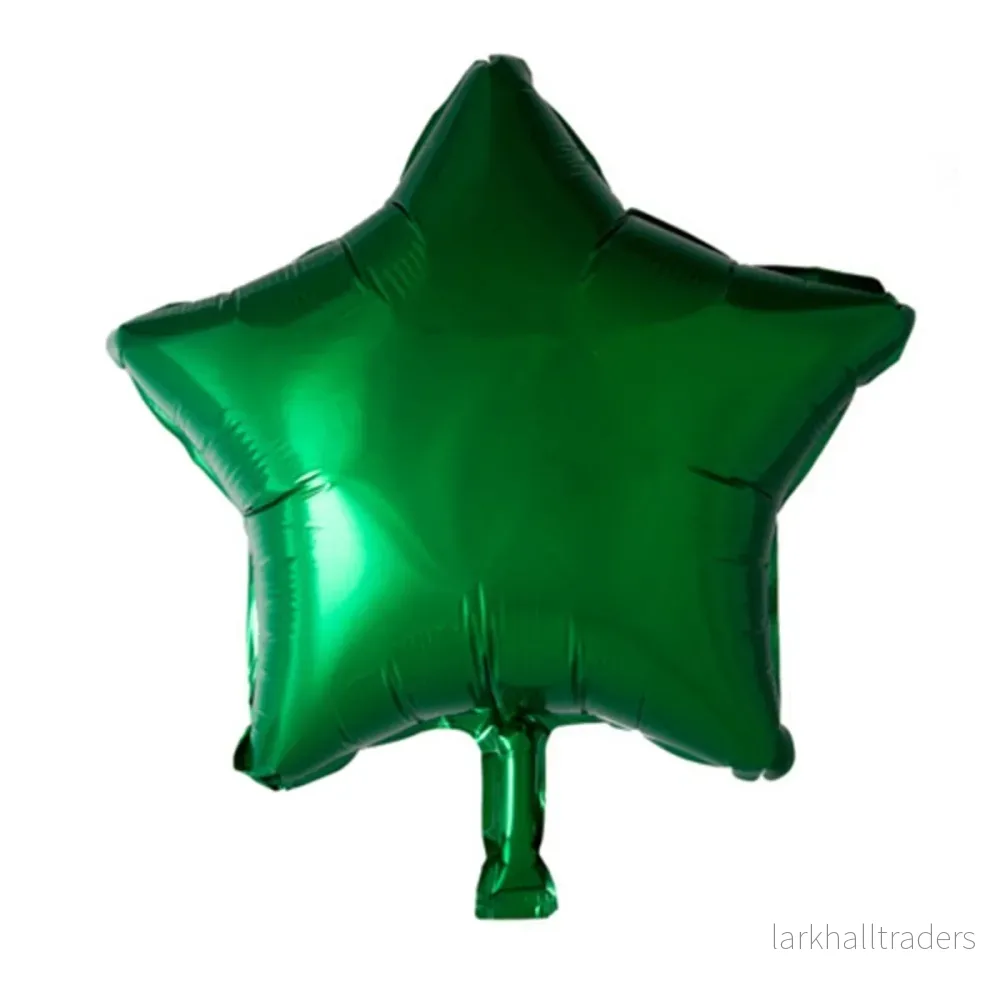 Folieballong, stjärna mörkgrön 45 cm Folieballong, stjärna mörkgrön 45 cm