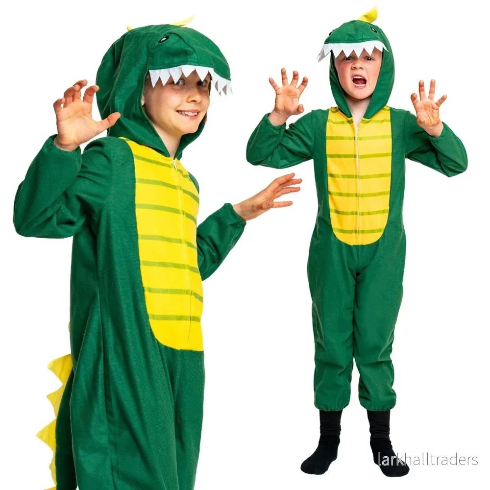 Barndräkt, dinosaurie 122/128 cl - Bild 2