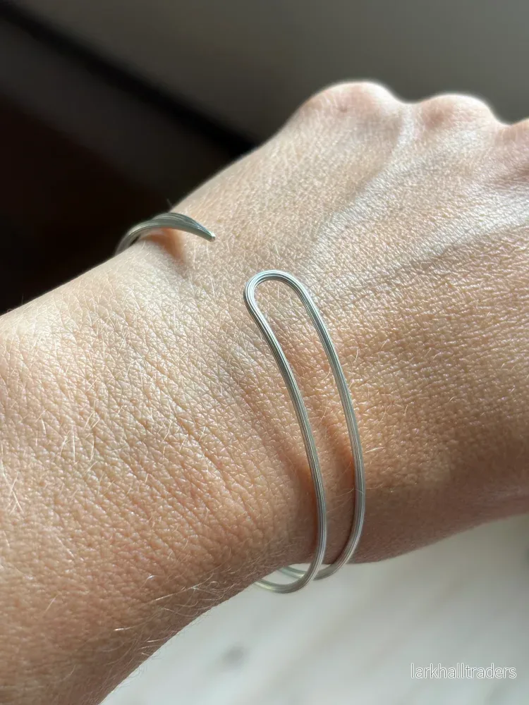ALIGNED Silver dubbelarmband