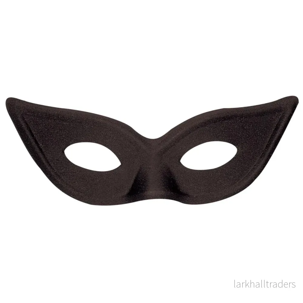 Ögonmask, spetsig svart Ögonmask, spetsig svart