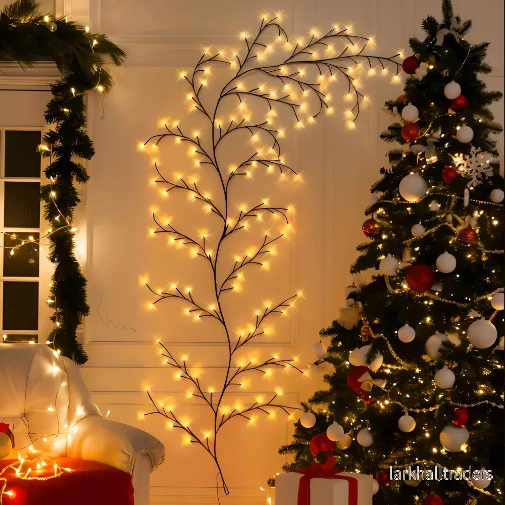 TwinkVine – Böjbar LED Grenbelysning för Jul och Dekoration - Bild 3
