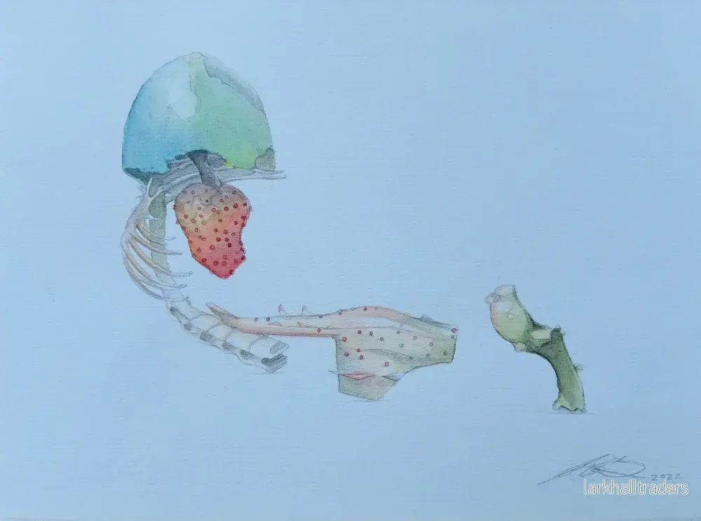 Shell, Skull and Weed. 2024 Original - Bild 2