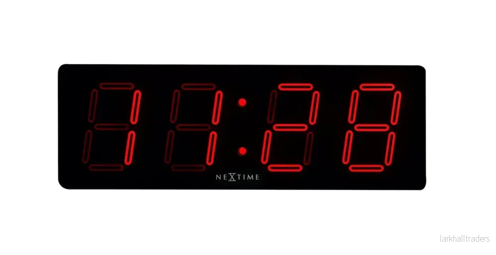 Väggklocka Big d led-klocka