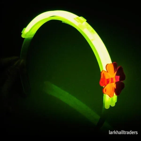 Diadem med blomma – Självlysande
