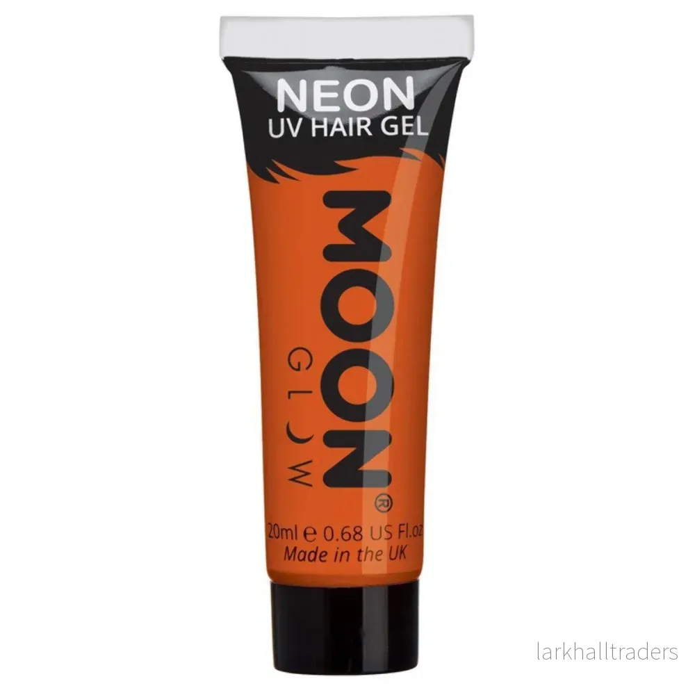 Moon Hårgelé neon UV, orange 20 ml Moon Hårgelé neon UV, orange 20 ml