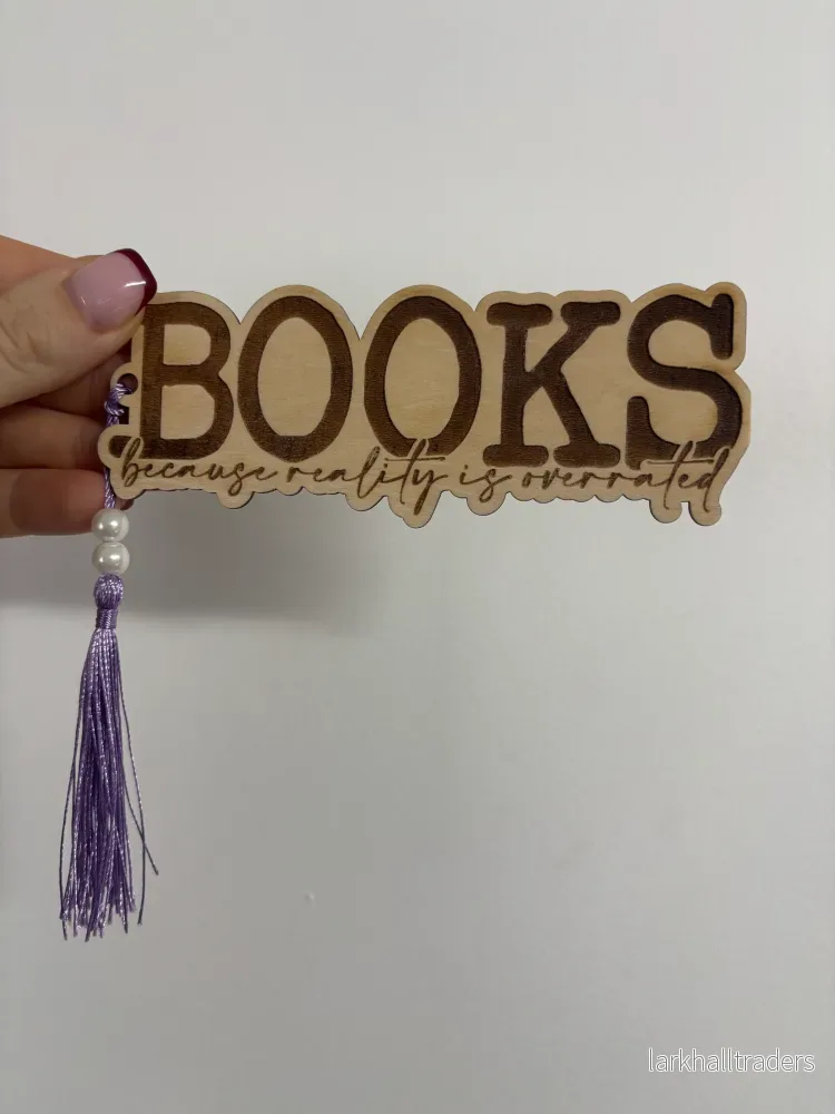 Träbokmärke – Books Träbokmärke – Books