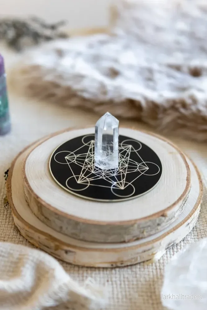 Aplicum × Yoga Junkies, Crystal Grid Metatrons Kub - Bild 2