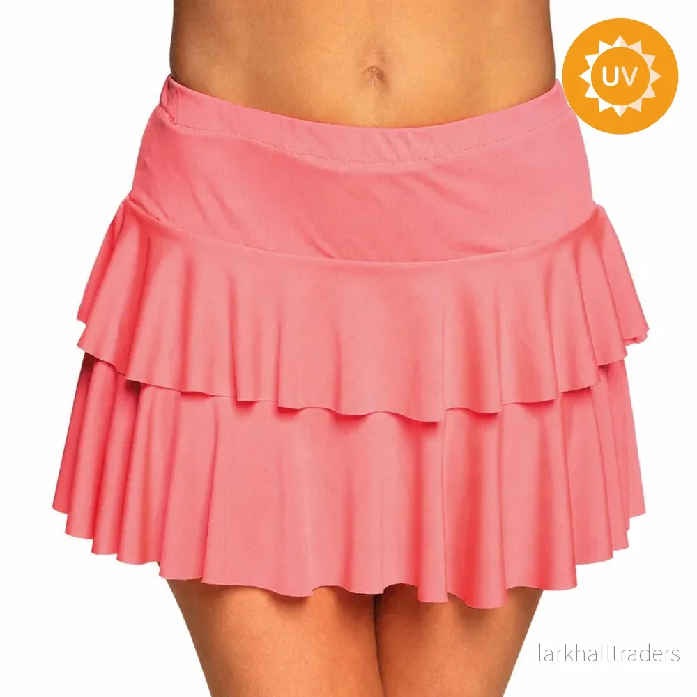 Kjol, 80-tal neon rosa one size