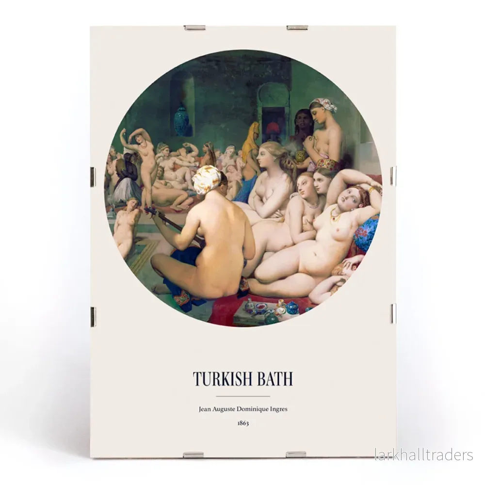 Det turkiska badet Poster - Bild 3