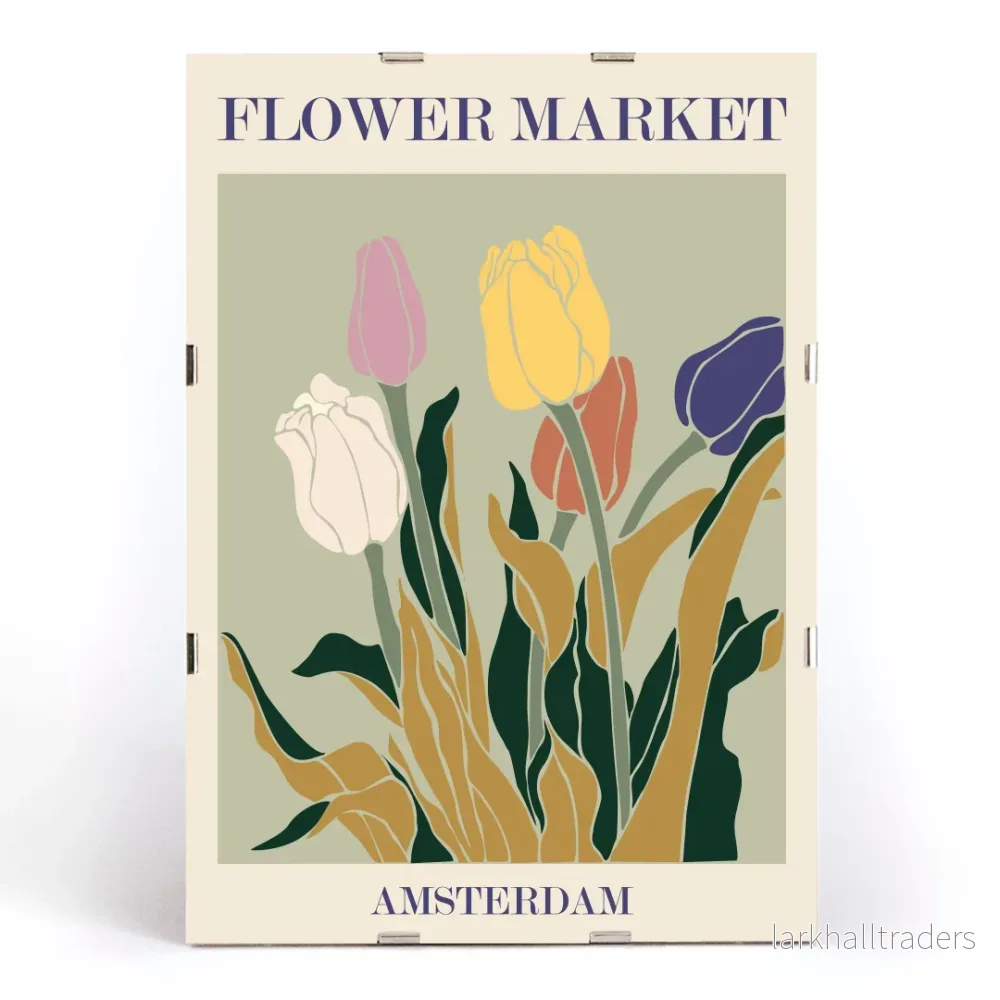 Blommarknad Amsterdam Poster - Bild 3