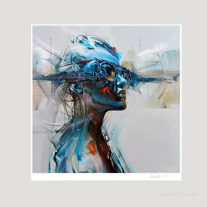 Flesh and Code 01″ – Begränsad Upplaga, Fine Art Print