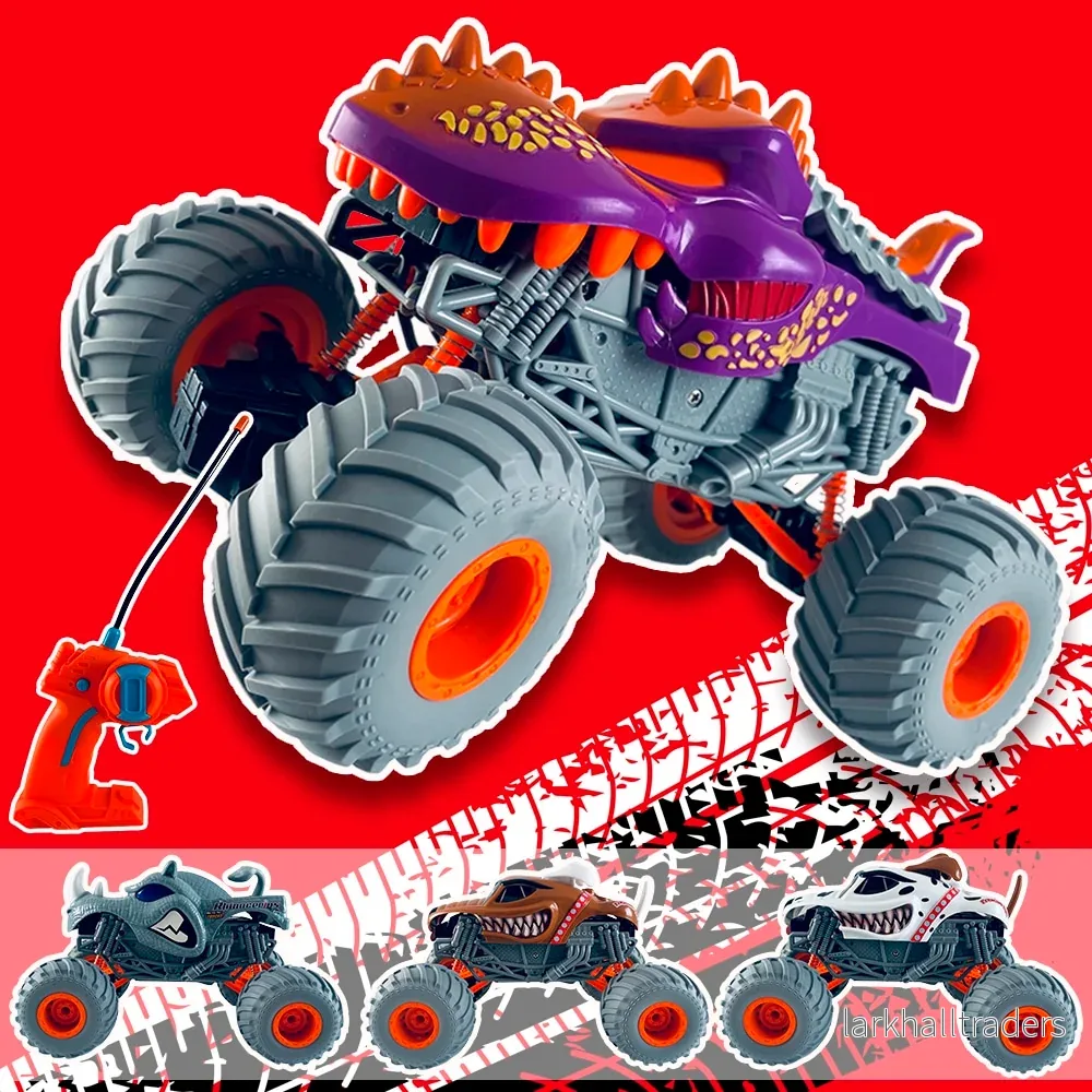 Monster Truck Radiostyrd bil – Lila eller Grå Monster Truck Radiostyrd bil – Lila eller Grå