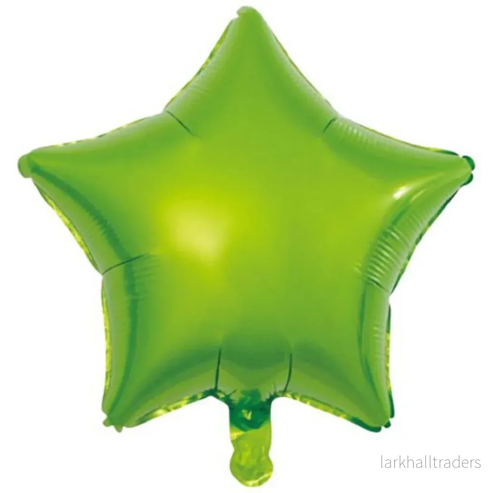 Folieballong, stjärna ljusgrön 45 cm Folieballong, stjärna ljusgrön 45 cm