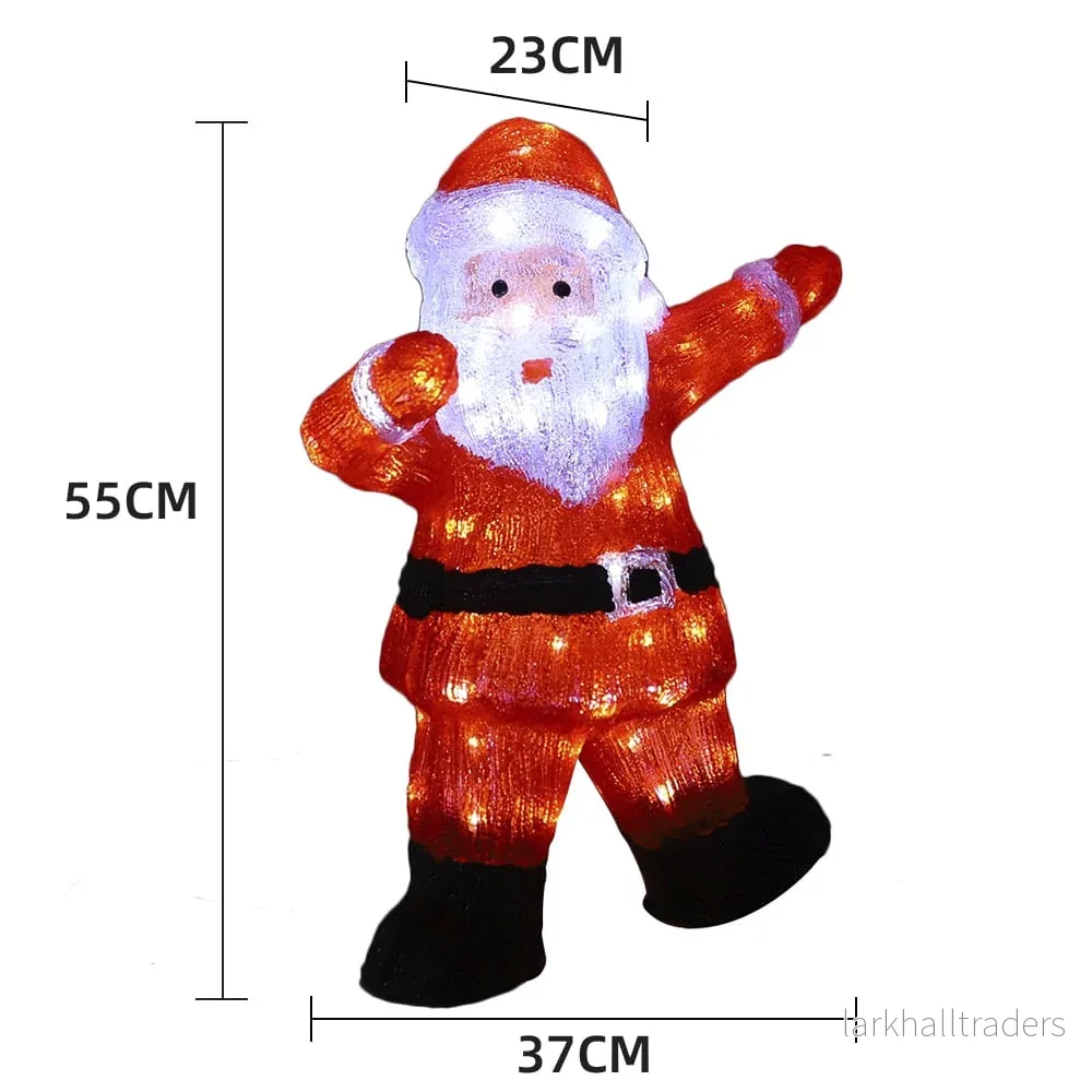 Tomten Höjd 55 cm med LED-lampor - Bild 3
