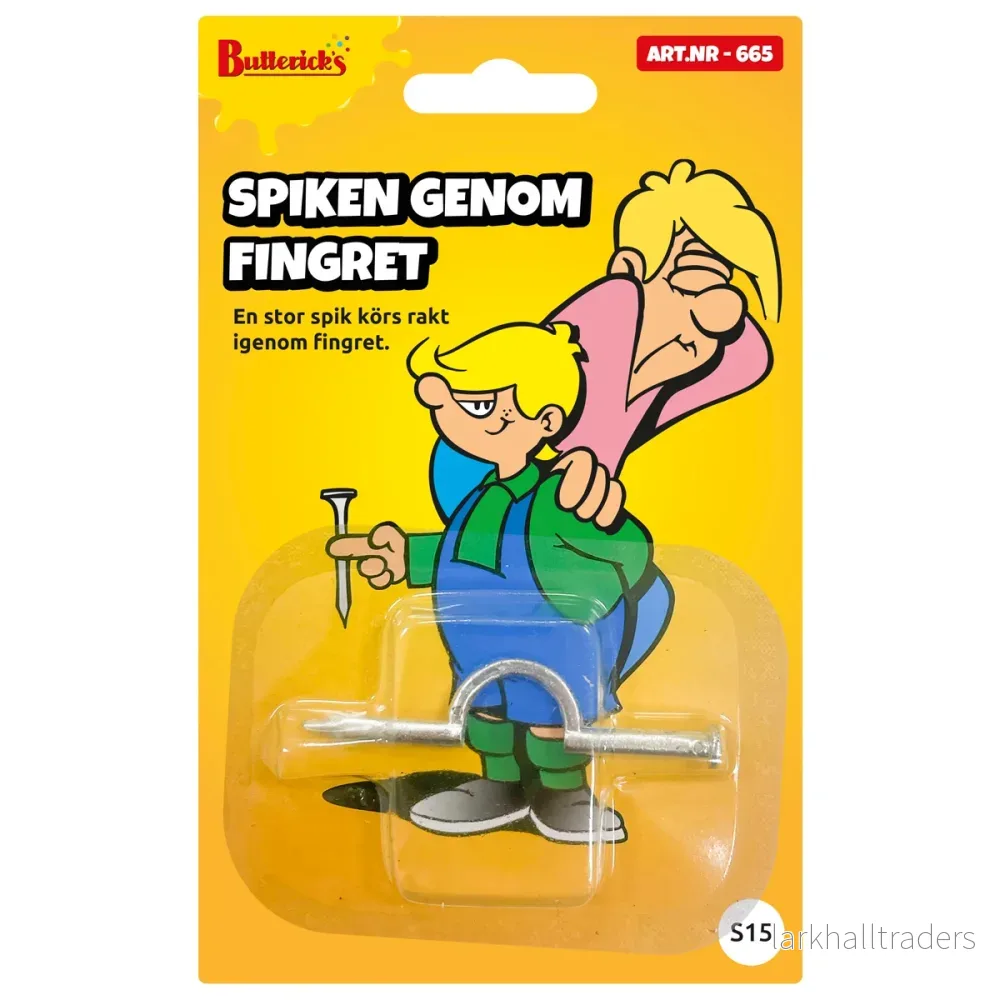 Spiken genom fingret Spiken genom fingret