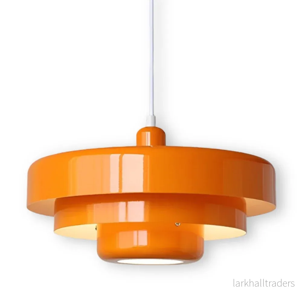 AmberGlow – Orange Vintage Taklampa i Skandinavisk Design AmberGlow – Orange Vintage Taklampa i Skandinavisk Design