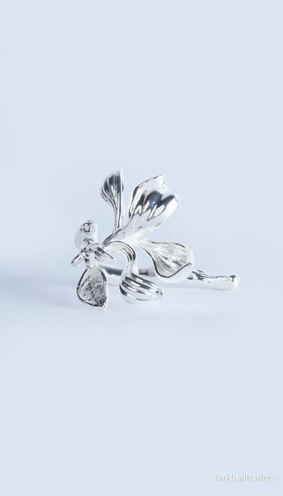 Veil Magnolia Silver ring - Bild 2