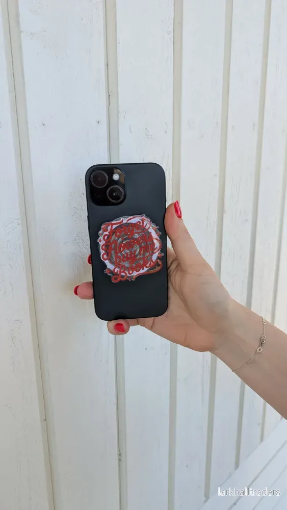 Phone Grip – Forget flowers buy me books Phone Grip – Forget flowers buy me books