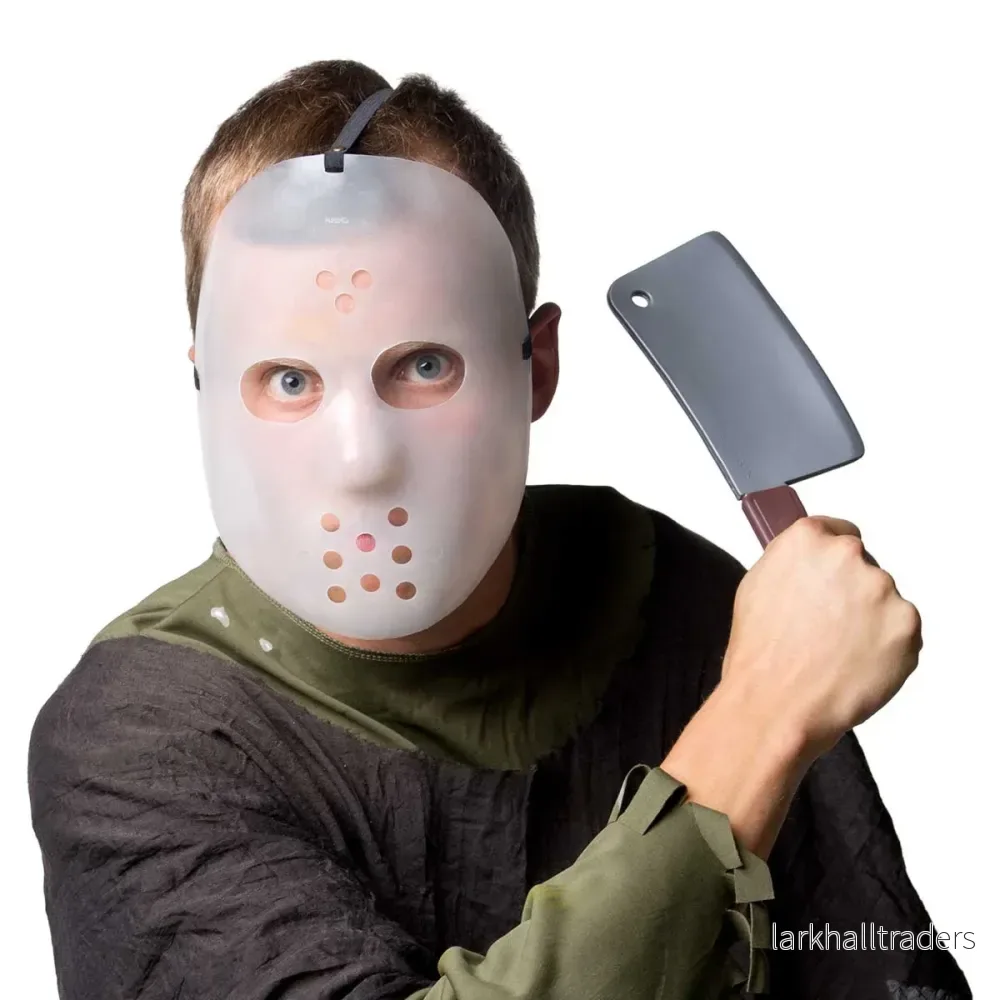 Hockeymask, självlysande inkl yxa - Bild 2