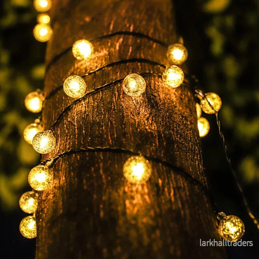Solcellsljusslinga med kulljus - 5M-20 LED / 7M-50 LED / 12M-100 LED - Bild 2