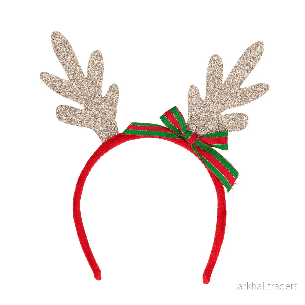 Juldiadem, golden reindeer