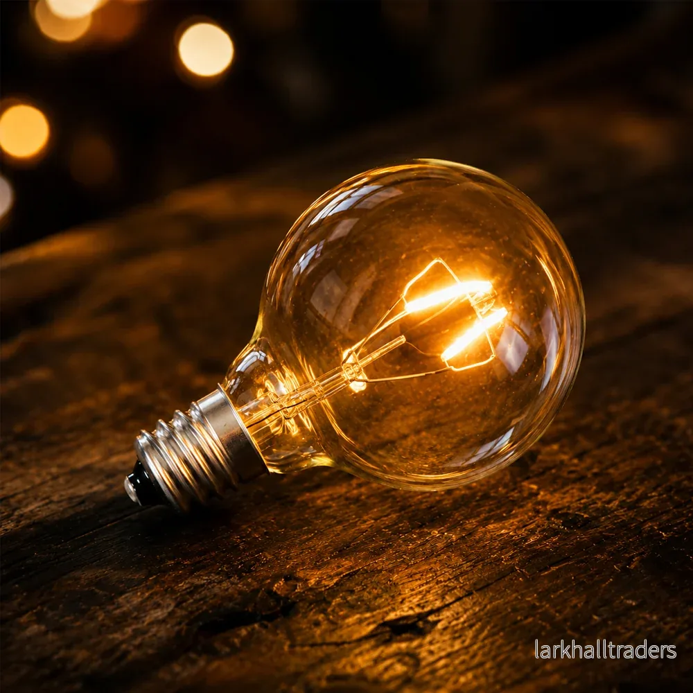 Extra G40 E12 vintage glödlampa till ljusslinga2