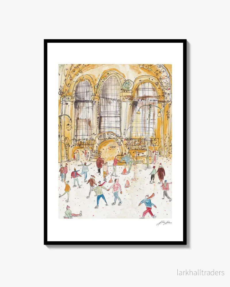 Ice skating Print