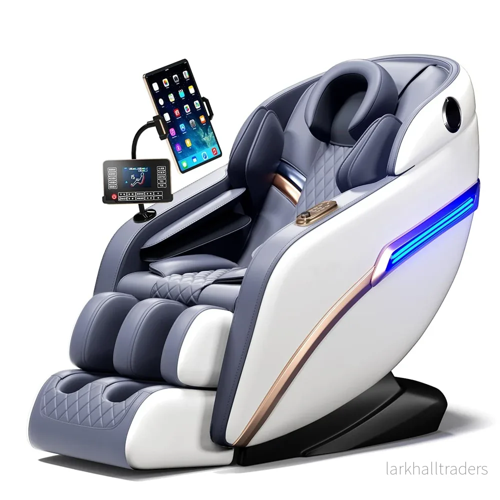 Massagestol 4D Pro+ Vit med Värmeterapi och Röststyrning – Modell M9 Vit Massagestol 4D Pro+ Vit med Värmeterapi och Röststyrning – Modell M9 Vit