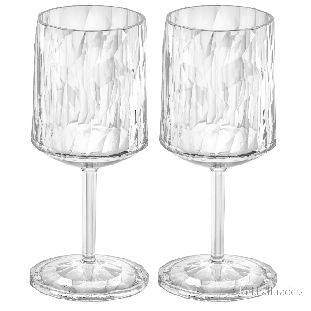 Vinglas Superglas club no.9 plast 20 cl crystal clear 2-pack