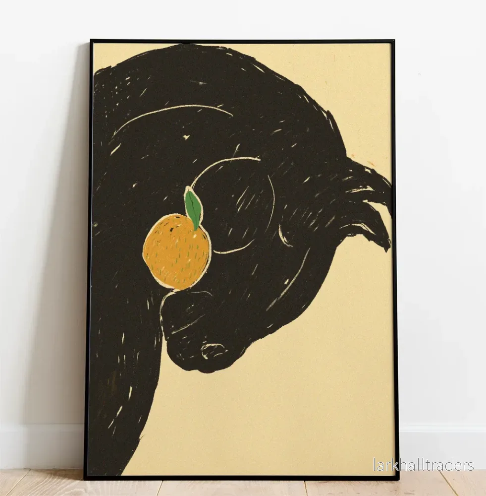 Häst med Orange Poster - Bild 2
