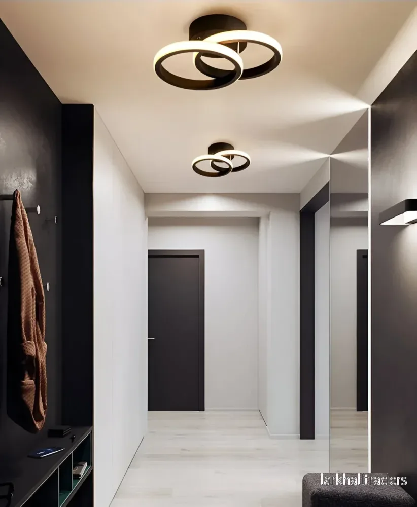 AeroSwirl – Konstnärlig LED Taklampa med Virvlande Design - Bild 3