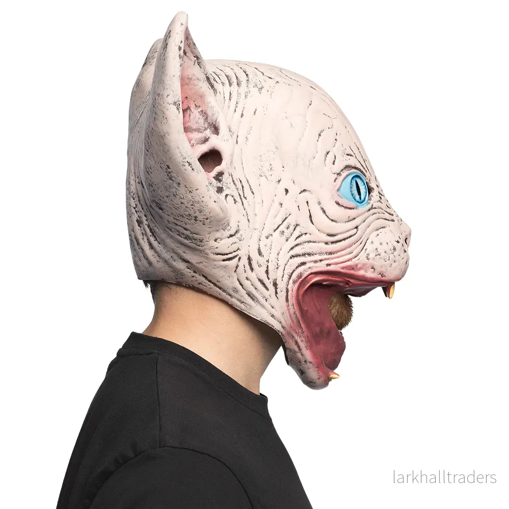 Latexmask, horror cat - Bild 2