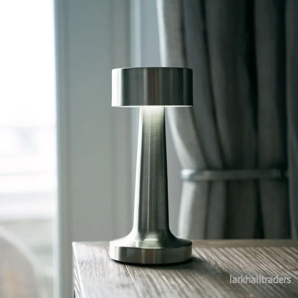 LumoBar – Dimbar uppladdningsbar bordslampa med LED-belysning för café och hem - Bild 2