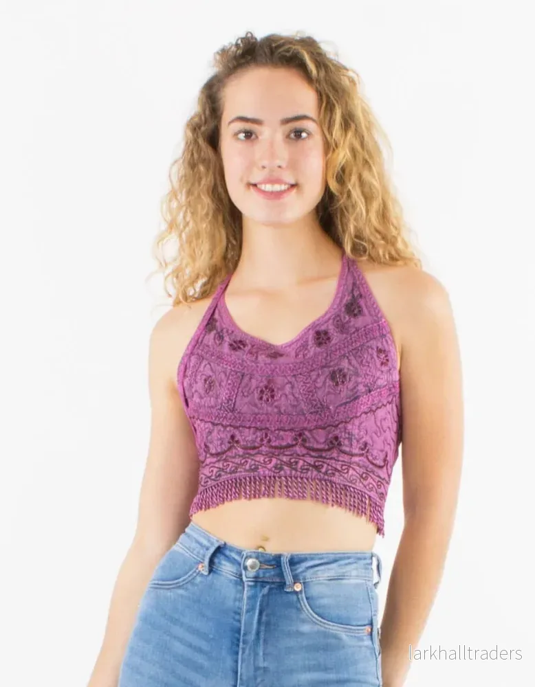 Handsydd Boho Halter Top Handsydd Boho Halter Top