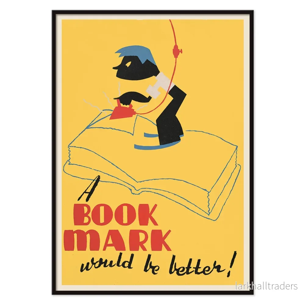 Ett bokmärke vore bättre! Poster - Bild 2