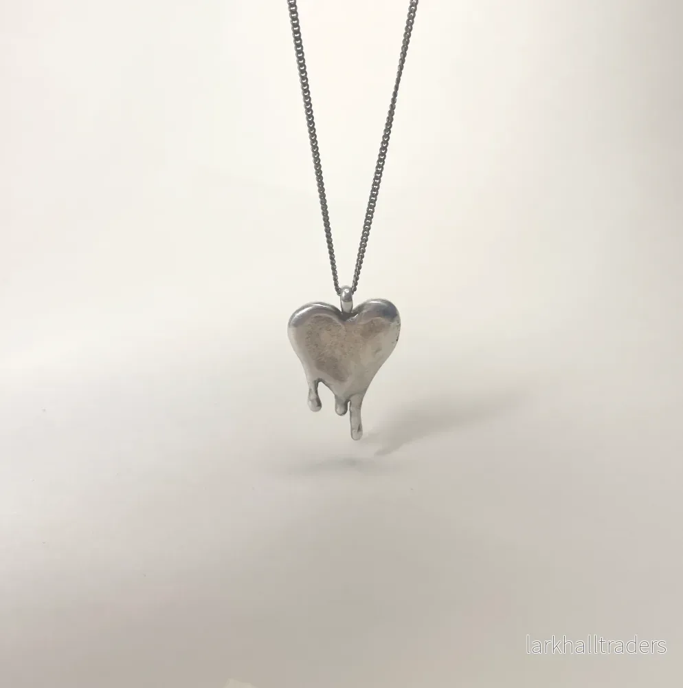 Melt my heart silverhalsband