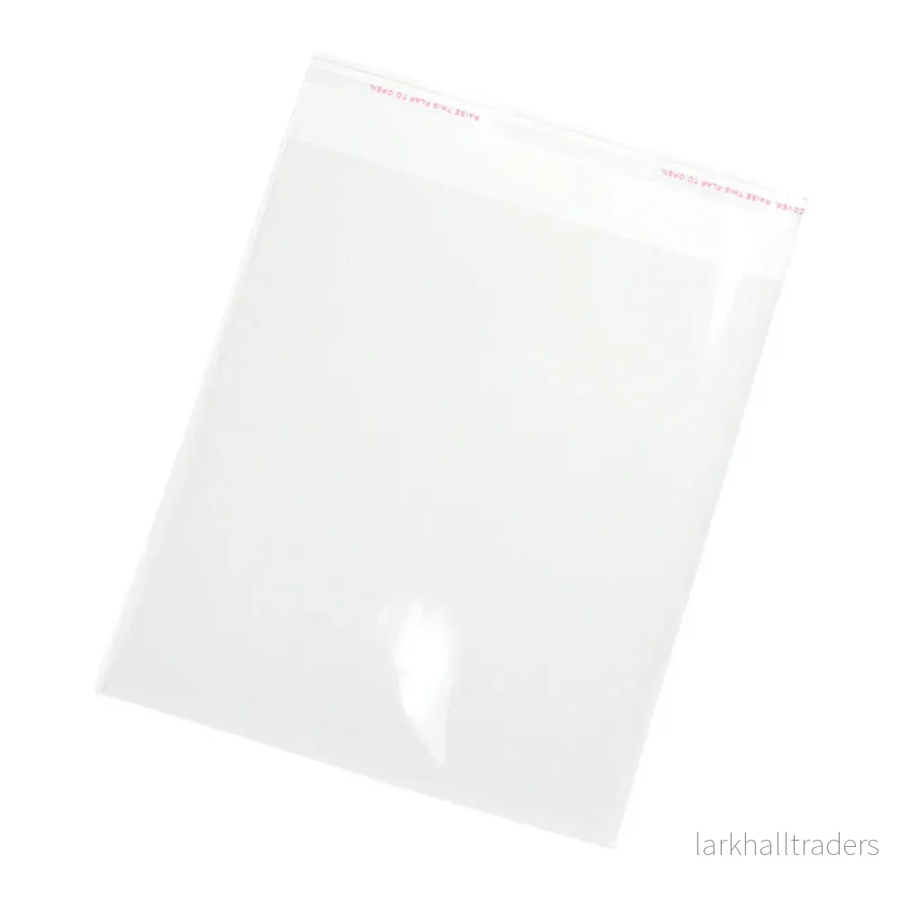 Transparenta plastpåsar, 14x20cm