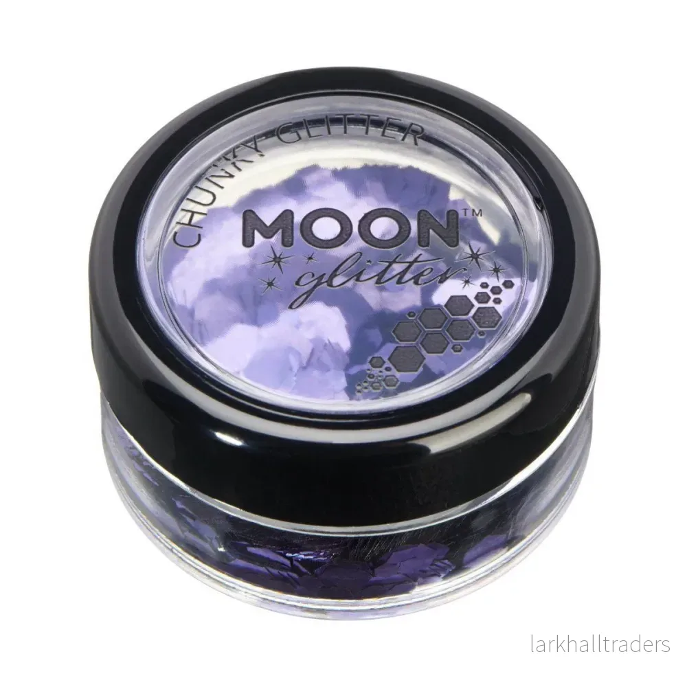 Moon Glitter Classic Chunky Glitter, lilac 3 g