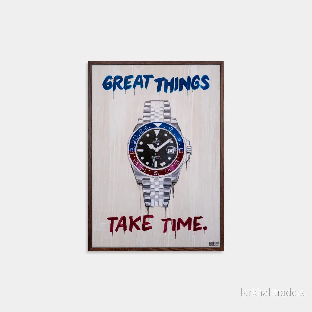 "Great Things Take Time" Poster - Bild 3