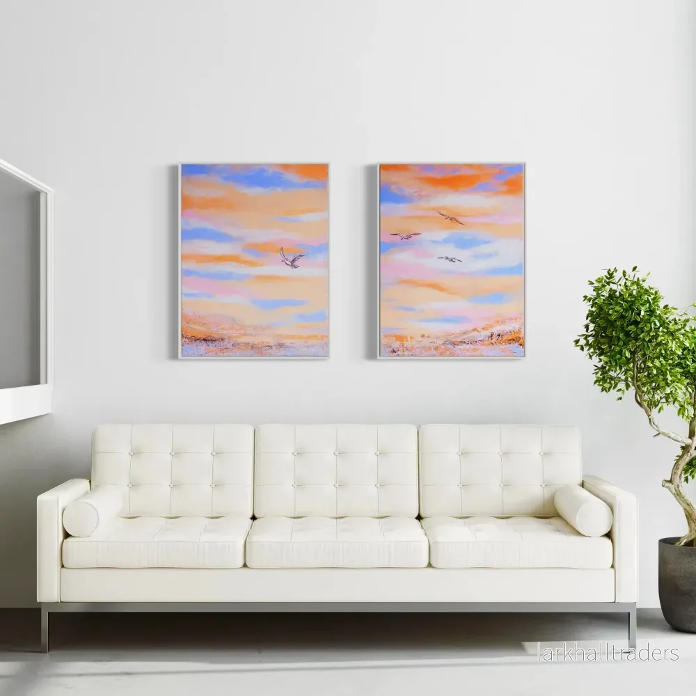 Fine Art Print Abstrakt Drömlandskap Blå – Free as a Bird Piece 2 | Museumskvalitet Fine Art Print Abstrakt Drömlandskap Blå – Free as a Bird Piece 2 | Museumskvalitet