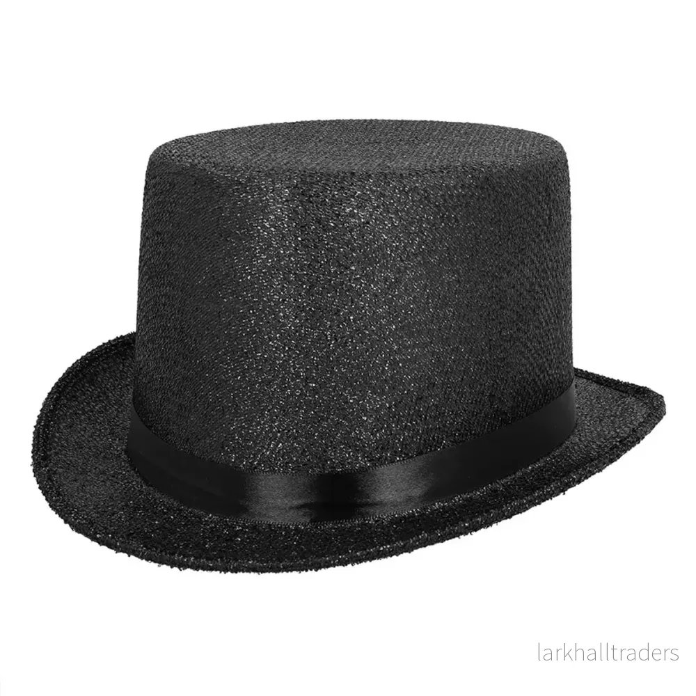 Hög hatt, svart deluxe Hög hatt, svart deluxe
