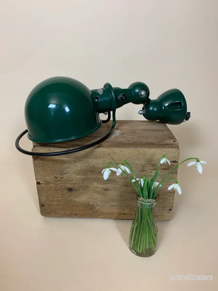 Grön Jieldé vägglampa - Bild 2