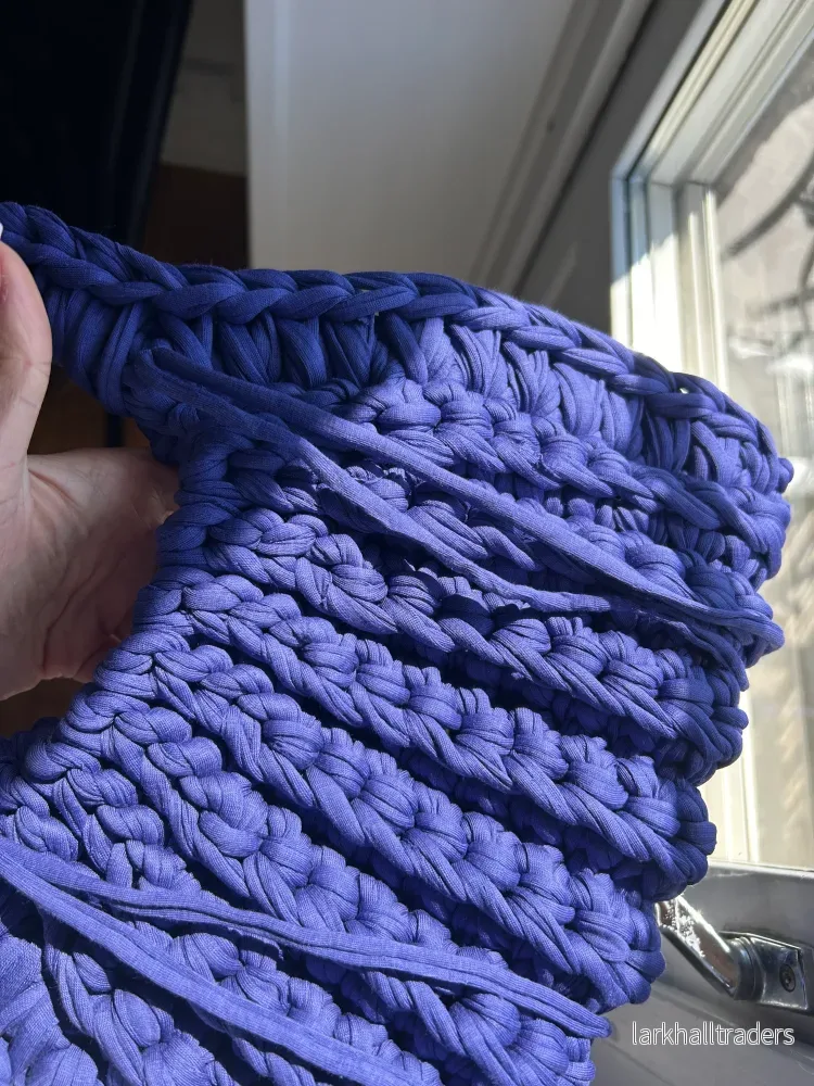 Chunky virkad handväska - Bild 3