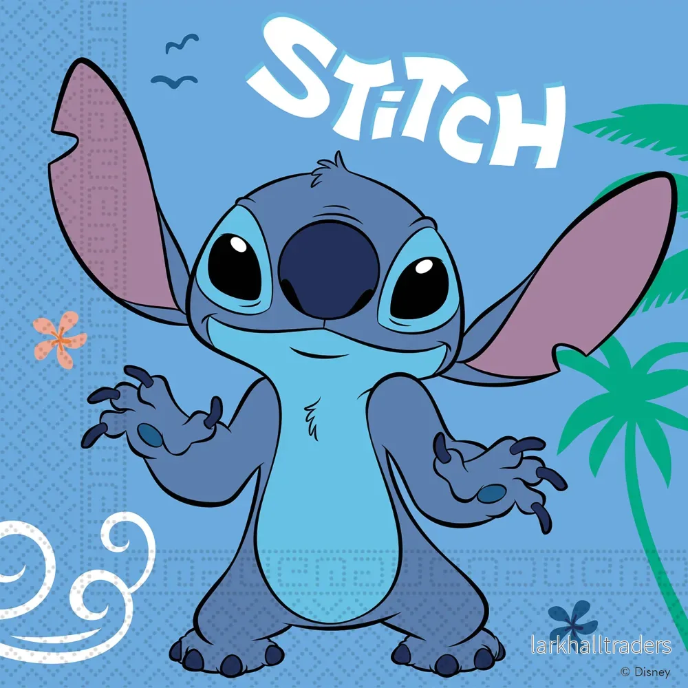 Servetter, Stitch 33×33 cm 20 st Servetter, Stitch 33×33 cm 20 st