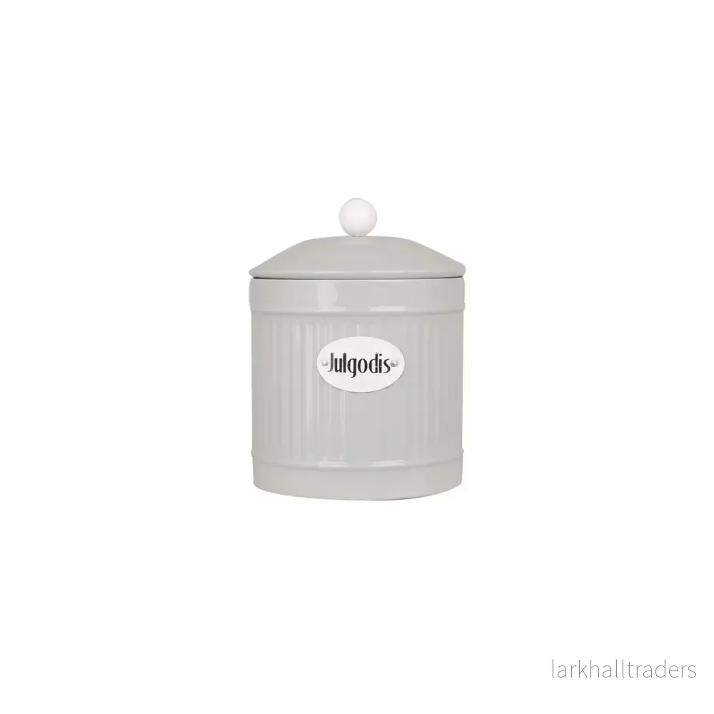 Plåtburk Hugo Julgodis Beige