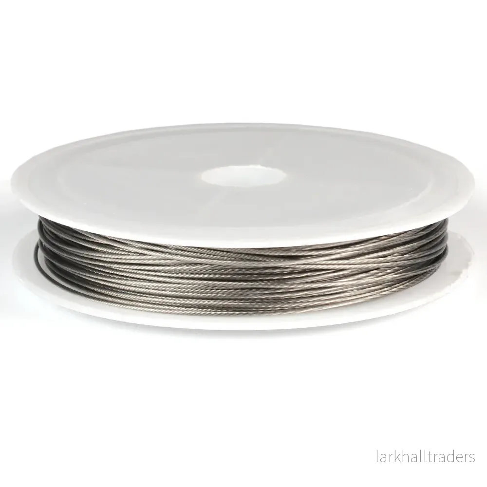 Smyckeswire, silver, 0,8mm, 10m