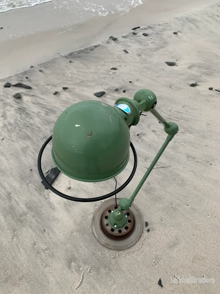 Jieldé bords-/vägglampa med två armar - Grön - Bild 2