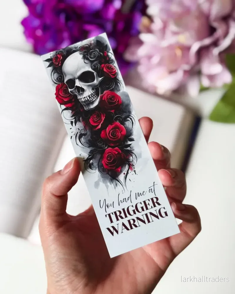 Pappersbokmärke – You had me at trigger warning Pappersbokmärke – You had me at trigger warning