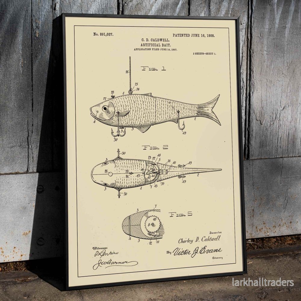 Patent för konstgjort bete Poster